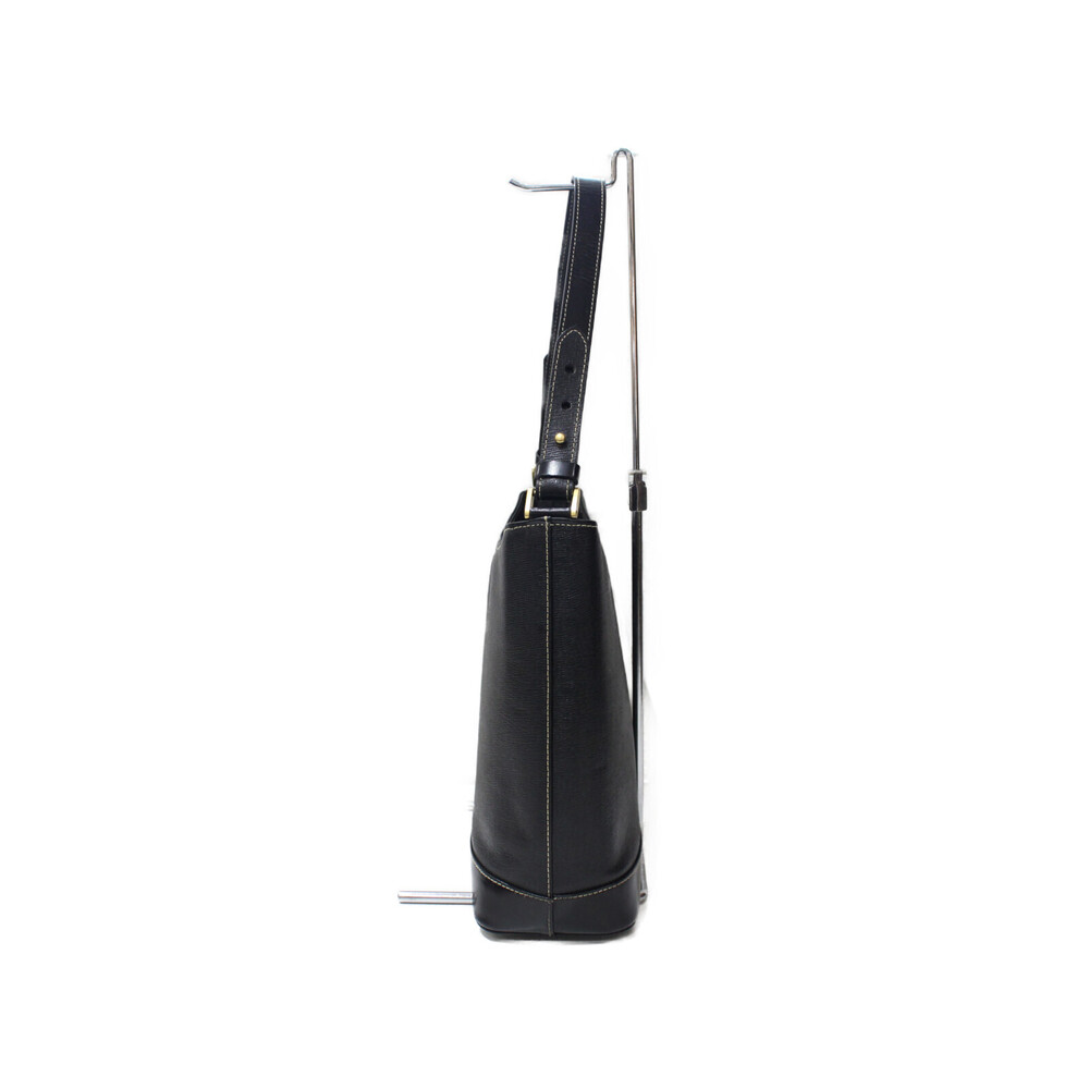 Burberry Bag One Black Hobo Leather Shoulder - Picture 3 of 7